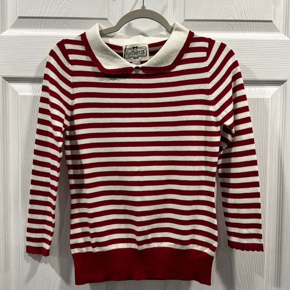 NWT Collectif London Charlie Striped Sweater UK 14 US 10 Large